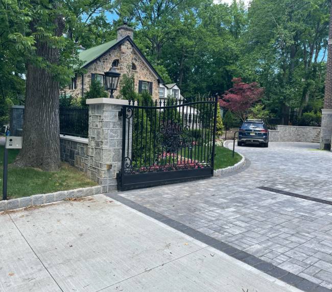 Custom Iron Driveway Gate