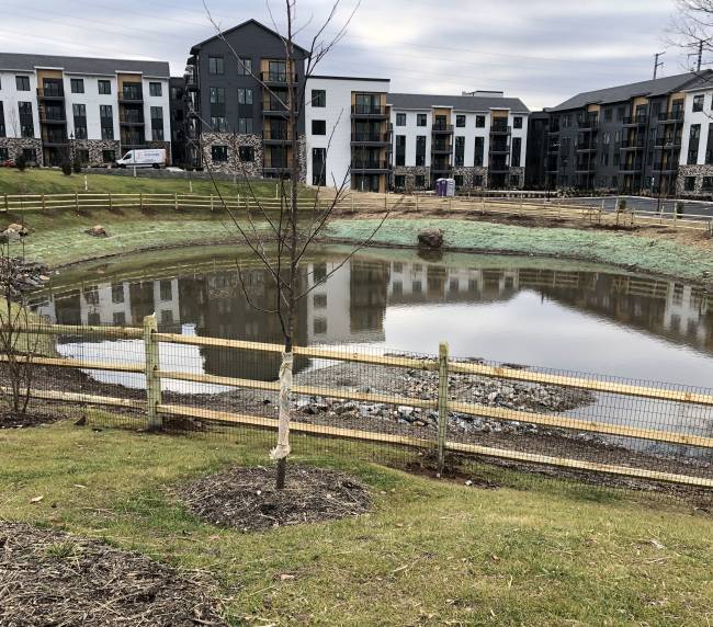 Split Rail - Retention Basin